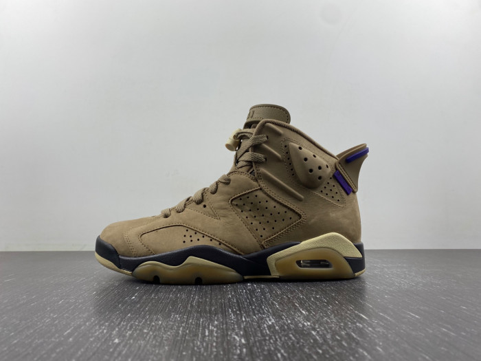 air jordan 6 gore-tex “brown kelp” fd1643-300