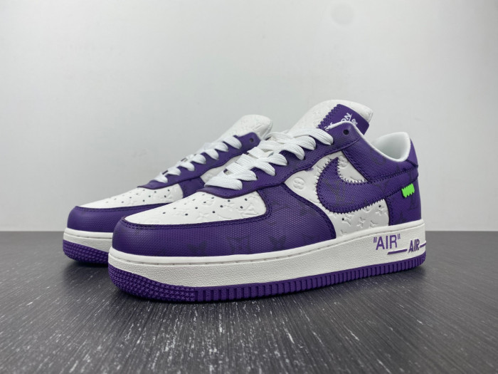 l**isV*t*n x nike air force lv purple 20230213