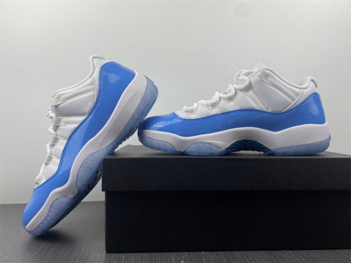 air jordan 11 retro low "carolina 2017 release" 528895-106