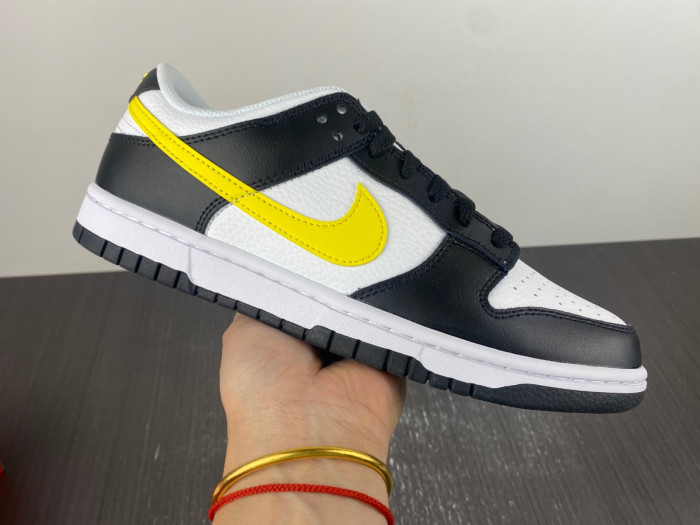 nike dunk low “black/yellow” fq2431-001