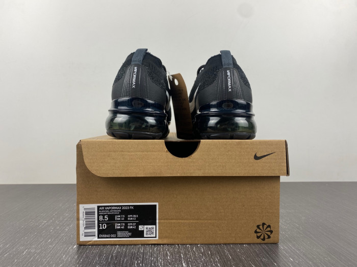 nike air vapormax 2023 fk black sail anthracite (women