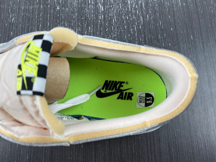 air jordan 1 retro low white ghost green black dm7837-103