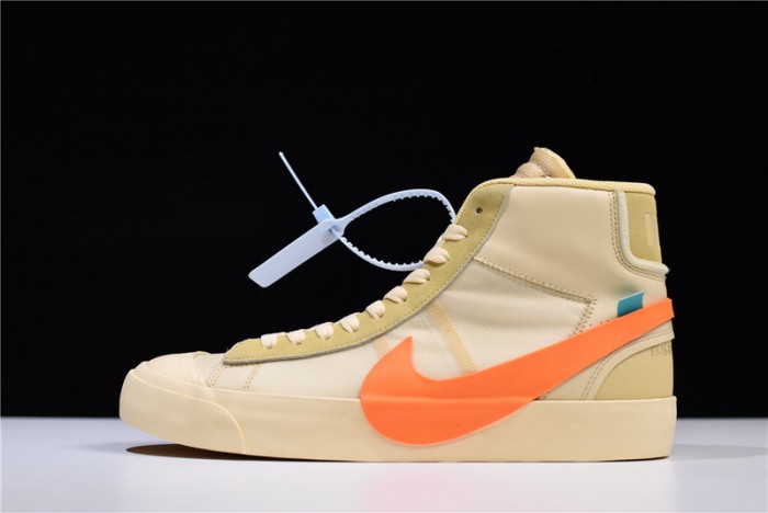 ow nike blazer studio mid pale vanilla aa3832-700