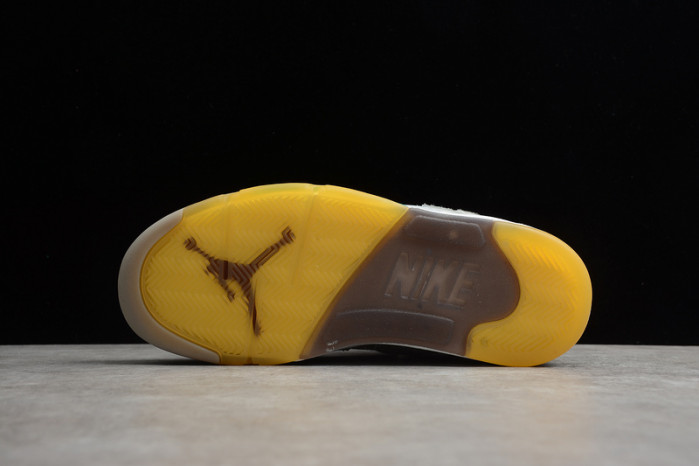 air jordan 5 white green purple ct8480-105