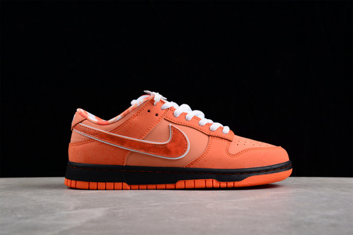 concepts x nike sb dunk low "orange lobster" fd8776-800