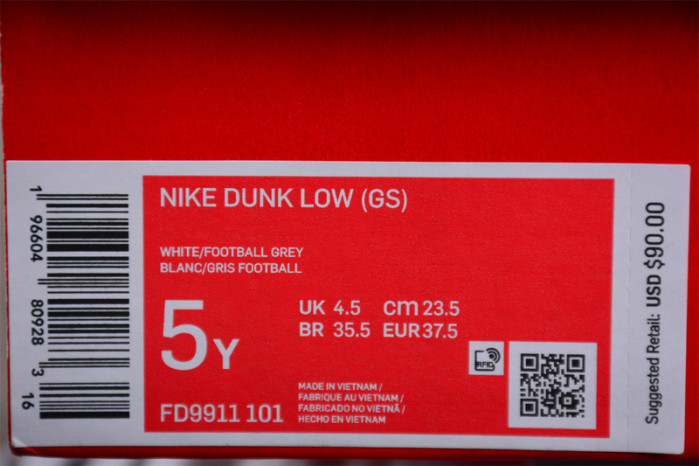 nike dunk low gs fd9911-101
