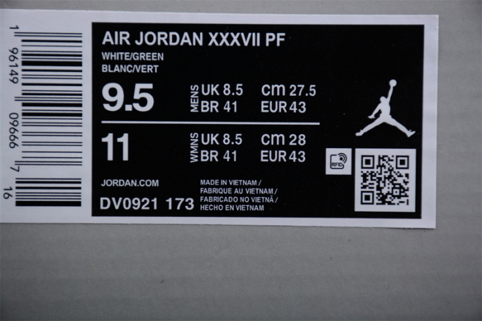 jordan 37 guo ailun island green dv0921-173