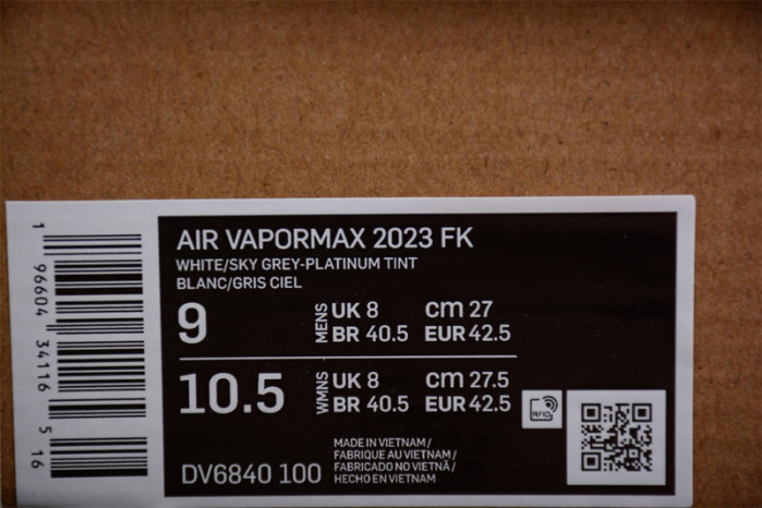 wmns air vapormax 2023 flyknit 