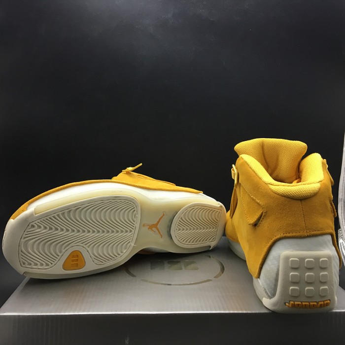 air jordan 18 yellow suede aa2494-701