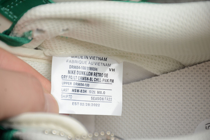 nike dunk low lottery malachite dr9654-100