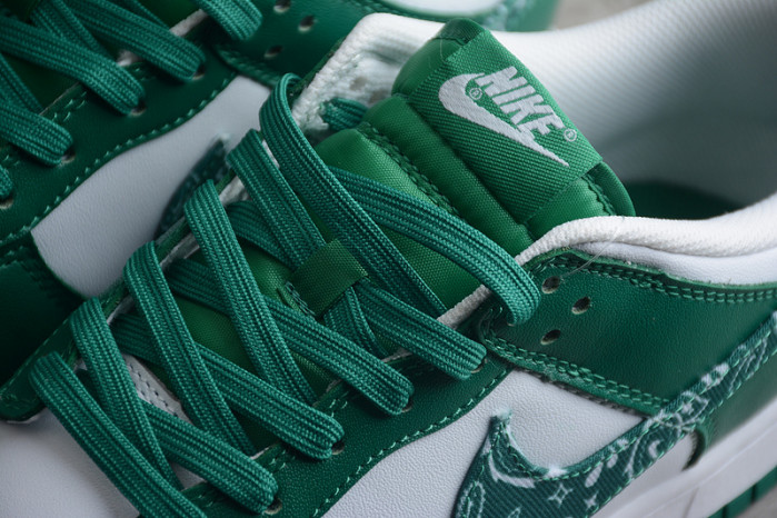 nike dunk low essential paisley pack green dh4401-102