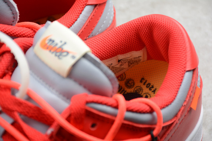 off-w x nike dunk low university red ct0856-600