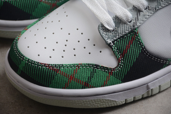 nike dunk low “plaid” dv0827-100