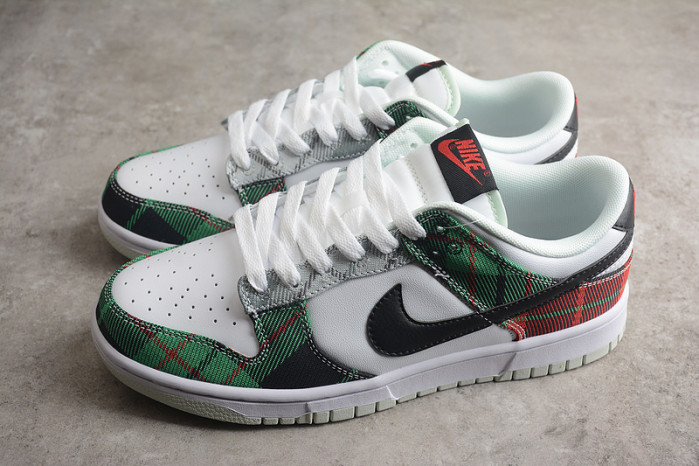 nike dunk low “plaid” dv0827-100