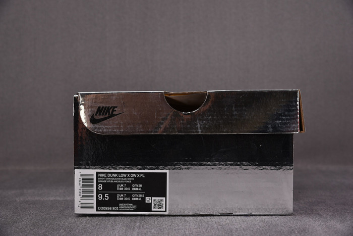 off-w x nike dunk low orange purple ct0856-801