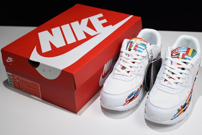 nike air max 90 nic qs "international flag pack" a05119 100