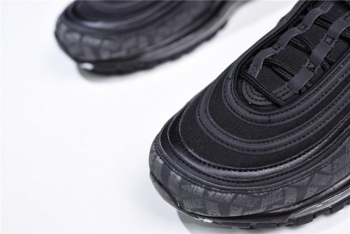nike air max 97 reflective logos black ar4259-001