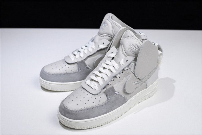 air force 1 high psny silver grey ao9292-001