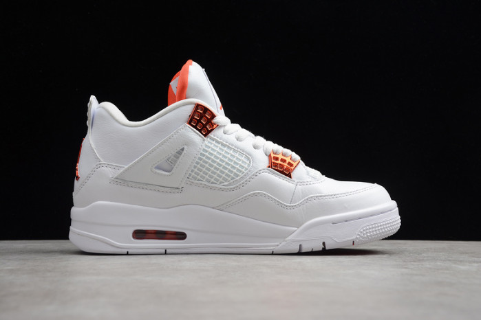 air jordan 4 retro orange metallic ct8527-118