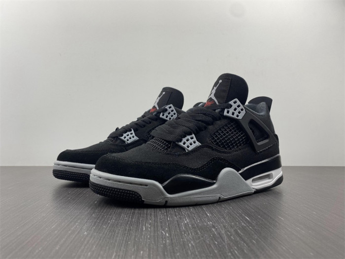 air jordan 4 “black canvas” dh7138-006