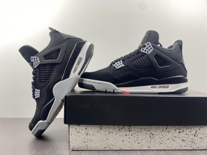 air jordan 4 “black canvas” dh7138-006