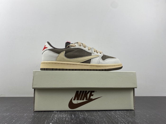 TRAVIS SCOTT X AIR JORDAN 1 LOW “Reverse Mocha” KIDS DO5442-162