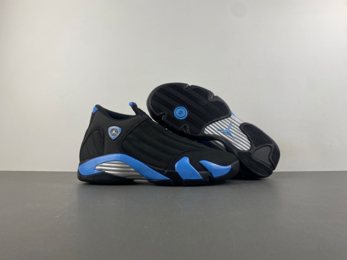 Air Jordan 14 Black University Blue 487471-002